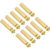PATIKIL 20mm+6mm M3 Viti Fissaggio 40pz Ottone Esagonali PCB Fissaggio Dadi per Schede Madri Custodie Computer Schede Circuito Elettronici Tonalità Oro