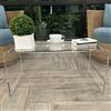 InterEdge® Tavolino da caffè in acrilico, 81,3 x 40,6 x 40,6 x 40,6 cm, in acrilico, per soggiorno, in lucite trasparente con bordi moderni a cascata