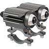 evomosa Moto Fendinebbia Faro ausiliario LED per moto faro auto ATV bianco luce di guida