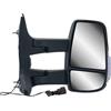 LONGLING Specchio retrovisore destro a braccio lungo elettrico e riscaldato con lampeggiante per Ford Transit V363 2014-2024