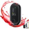 Olubfdh Etilometro Poliezeigenau con Display Digitale LCD Blu, con Batteria USB, misuratore alcolico Professionale, Mouthpieces Inutile, etilometro per Uso a casa o alle Feste (G1)