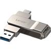 Lexar D40E 256 GB Dual Drive USB 3.2 Gen 1 Type-C Jump Drive, unità flash USB-C con alloggiamento in metallo e design girevole, unità flash,Champagne Argento