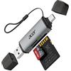 Acer Lettore di schede SD, SD Card Reader USB C e USB 3.0