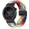 PaceBid 22mm Cinturino per CMF by Nothing Watch 3 Pro, Uomini Donne Sport Intrecciato Nylon Magnetico Elastico Bracciali Cinturini di Ricambio per CMF by Nothing Watch Pro 2/3 Smartwatch - Arcobaleno