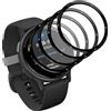 Yieehhow Pellicola Protettiva per Garmin Vivoactive 5 Vetro Temperato [4 Pezzi], PMMA Film Protettivo Composito, HD/Anti-graffio, 3D Curva Protezione Schermo per Garmin Vivoactive 5