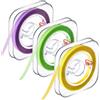 Zimoer 3 Rotolo Carta Vetrata per Pulizia Denti, 20μm 30μm 50μm 6m/rotolo di Strisce Sbiancanti Denti per Lucidatura Dentale, Carta Vetrata Dentale, Resina Dente Interdental Levigatura Sbiancamento Strumento