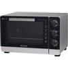 Brandt FC405MS - Mini forno portatile compatto da 2100 W, capacità 40 L, multifunzione con 5 modalità di cottura, cottura omogenea, doppio vetro, colore: grigio