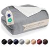 Blumtal Coperta Matrimoniale Sherpa - Coperta Pile - Plaid Divano Super Morbida - Coperta Plaid Matrimoniale Sherpa di Alta Qualità Certificata OKEO-Tex - 230 x 270 cm - Grigio