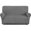 Corredocasa Copripoltrona, Copridivano 2 posti, 3 posti, 4 posti Imperiale in Tessuto Elasticizzato e Resistente Disponibile in vari Colori (Grigio, 3 posti)