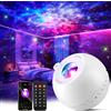 One Fire Proiettore Stelle Soffitto, 15 Colori Luce Notturna Bambini Regalo Ragazza 10 Anni-15 Anni, 15 Rumore Bianco +Bluetooth Proiettore Soffitto Luci LED Camera da Letto Regali Ragazza Ragazzo