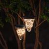 DAWALIGHT Lanterna Solare da Esterno 2 Pezzi 50 Luci a Filo 3000K Bianco Caldo 3 Modalità Lampada Sospesa Solare IP55 Impermeabile per Giardino Natale Feste Patio Eventi Esterni Decorazioni Matrimoni