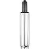 QUARKZMAN Pistone a Gas di Ricambio per Sedia da Ufficio Molla a Gas Lunghezza Totale 185mm-314mm Fino a 220kg(485lbs) Classe4 Ammortizzatore Pressione Gas per Sedie Girevoli Gaming, Argento