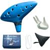 tintoke OcarinaAlto C,ZeldaOcarina Ceramica,Ocarinaa12 fori,Ocarina,12 ForoOcarina di Ceramica Alto C,Ocarina,Viene fornito con poggiamano, custodia protettiva, corda, libro di canzoni, per principianti