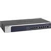 NETGEAR Switch Ethernet Multi-Gigabit da 10G a 8 porte Unmanaged XS508M, con 1 SFP+ da 10G, montaggio desktop o su rack e assistenza limitata a vita