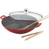 Baumalu 382872 - Wok in ghisa, ø 36 cm