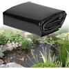 Comioke Telo per Laghetto 2m x 2m,Fodera Laghetto Flessibile per Piscina Giardino,Rivestimento per Laghetto,Telo per Laghetto da Giardino,Fodera Laghetto per Laghetti,Fontane,Giardini Acquatici e Cascate,Nera