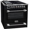 Kaiser Piano cottura a induzione HC 93691 IS, fornello elettrico 90 cm/Kaiser Empire con piano cottura a induzione/5 zone di cottura/8 forno elettrico multifunzione/autopulizia/115 L
