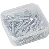 BICASTER 50 Pezzi Adattatori per perni per cocca per tiro con L'Arco Fai da Te (ID 3.2mm)