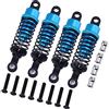 DollaTek Sostituzione dell'ammortizzatore in alluminio di A949-55 per 1/18 RC Car WLtoys A959 A969 A979 K929 Parti di aggiornamento (confezione da 4)