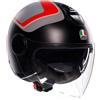 AGV - Casco AGV - Casco Eteres Scaglieri Matt Grigio / Rosso