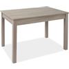 DEODATO Tavolo allungabile Firenze 140-180x80x79 cm olmo perla
