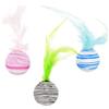Happyyami 3 Pz palla giocattolo per gatti cat toys giocattolo interattivo giocattolo collare per gatti attaccato palline jiggle per gatti giocattoli rompicapo per gattini teaser gattino eva