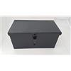G.L.D. Forniture Cassetta porta-attrezzi in lamiera piegata, saldata robusta pre-verniciata nera 270x140x130 mm per trattori