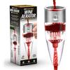 CKB Ltd® TWIST Adjustable Wine Aerator Aeratore Per Vino - Triple design azione con 6 impostazioni di velocità - Utilizzato da Amanti Del Buon Vino Esperti Sommelier e Ristoranti del Mondo- Set Include banco di mostra, Borsa Viaggi & Gift Box Esclusiva …