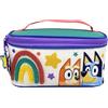 CYPBRANDS CyP Brands-Bluey, borsa da toilette, borsa da toilette, accessori, scuola materna, multicolore, arcobaleno, prodotto ufficiale