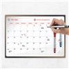 PREVIS Lavagna Calendario Magnetico da Muro Cancellabile Mensile e Settimanale A4 30x21CM - Planner Lavagna Magnetica da Parete con 3 Pennarelli -Adesivo che non Danneggia il Muro