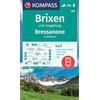 Kompass Carta escursionistica n. 050. Bressanone e dintorni: 4in1 Wanderkarte mit Panorama und Aktiv Guide inklusive Karte zur offline Verwendung in der KOMPASS-App. Fahrradfahren. Skitouren.