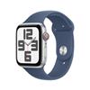 Apple - Watch Se Gps + Cellular 44mm Cassa Alluminio-argento Sport Band Denim - M/l