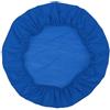 HEIBTENY Spandex, coprisedia elasticizzato rimovibile, per sala da pranzo, matrimonio, banchetto, per sedie da ufficio, sala da pranzo, sgabello da bar, 50 x 50 cm (blu reale)