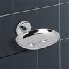 IPEA Portasapone Adesivo da Parete in Metallo - Non Necessita Foratura - Design Moderno - Porta Sapone da Muro da Incollare in Bagno, Doccia, Cucina, Casa - Porta Saponetta o Spugna - Autodesivo