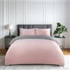Emma Barclay Lyla - Set copripiumino reversibile, per letto king size, colore: rosa/grigio