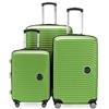 Hauptstadtkoffer - MITTE - Set di 3 valigie - Bagaglio a mano con ruote da 55 cm, Valigia di medie dimensioni da 68 cm + Valigia grande da 77 cm, ABS, combinazione TSA, Mela Verde