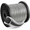 Forever Speed Filo per Decespugliatore,2.4 mm x 100 m Filo Tagliaerba in Nylon,Filo di Ricambio per Decespugliatore,Nero e grigio, ritorto