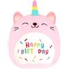 Vicloon Peluche Cuscino, Super Morbido Peluche Gatto, Morbido Peluche Interattivo per Bambini, Regalo per Bambini Ragazza 3+ Anni (Unicorno, 24cm)