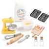 AKSXU Accessori miniatura della cucina del backset della casa delle bambole,Mini decorazione della cottura, Modello del pane, Simulazione del giocattolo alimentare