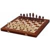 Sunrise Chess & Games Eleganti scacchi all'alba, Sunrise Chess - Scacchiera in legno Set di scacchi n. 4 - Intarsiati in mogano e acero - Pezzi degli scacchi in carpino