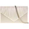 Purple Possum® Pochette in raso color crema borsa da sera da donna borsa a tracolla per ballo di fine anno, matrimonio, crema, avorio, bianco sporco, M, panna, avorio, bianco sporco
