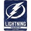 Northwest Copriletto, NHL Tampa bay Lightning Break Away 116,8 cm x 152,4 cm Micro Raschel Throw Blanket Unisex-Adulto, Rompere Via, 46 x 60