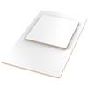 AUPROTEC 18mm Piano del Tavolo bianco 1200 mm x 500 mm Pannello Multistrato rivestito melamminico selezione di 40cm-200cm Legno Compensato Massiccio di Betulla: rettangolare 120x50 cm