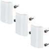 SOTECH 3 pezzi Maniglia per porta balcone SEJA alluminio 82 x 52 x 20 mm bianco Maniglia per porta finestra