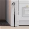 Kingson Attizzatoio nero lungo 40,5 cm per caminetti a legna e caminetti, accessorio elegante e funzionale