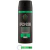 Beni Culinari 12 x Axe Africa deodorante e spray per il corpo - Body Spray per gli uomini 150 ml + portachiavi Beni Culinari
