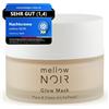 mellow NOIR Glow Mask 50 ml, crema da notte quotidiana, riduce i pori visibili e arrossamenti, per una pelle più uniforme, effetto istantaneo, vegano, cosmetici naturali certificati