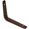KOTARBAU® supporto per mensola acciaio 120 x 150 mm marrone piazza per mensola staffa rack staffa per parete