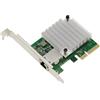 KALEA-INFORMATIQUE Scheda controller di rete PCIe 4.0 10 Gigabit ethernet 1 porta RJ45 10G con chipset AQUANTIA AQC113C-B1. Profilo basso e alto