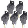 Mintice 5 X 12V 40A 12V Auto Relè 4Pin Veicolo Automobile Relè Interruttore Elettrici Avviamento Pompa Carburante Fan Pesante Spst Cavo Presa